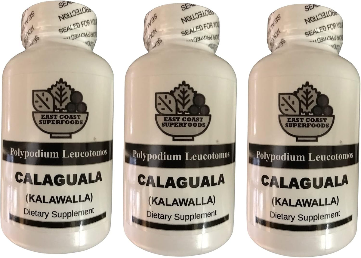 Calaguala 500 mg - 100 Capsules - Polypodium Leucotomos Supplement - görsel 1