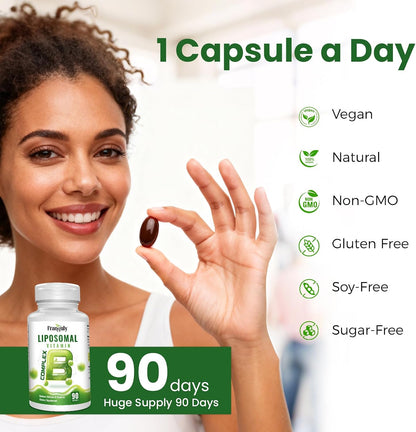 Liposomal B Complex with Methylated B12, L-Methylfolate, Choline & Inositol
