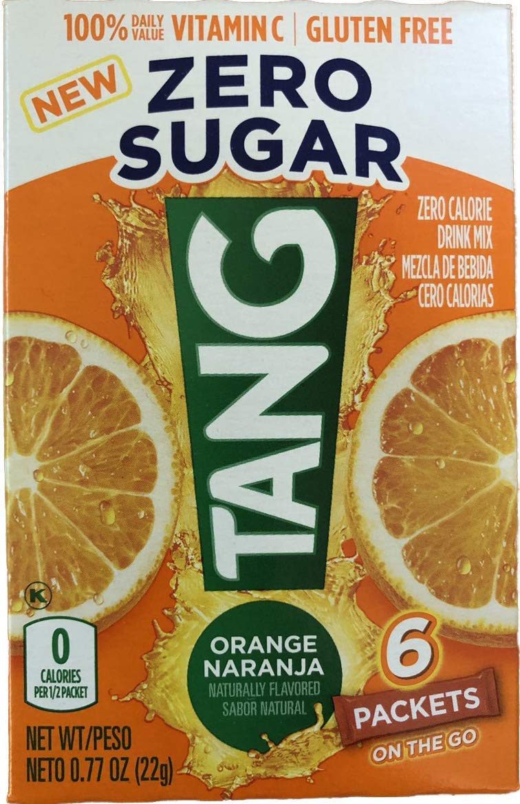 Tang On The Go! Orange Naranja Vitamin C Drink Mix (Pack of 4, 24 Packets Total) - görsel 1