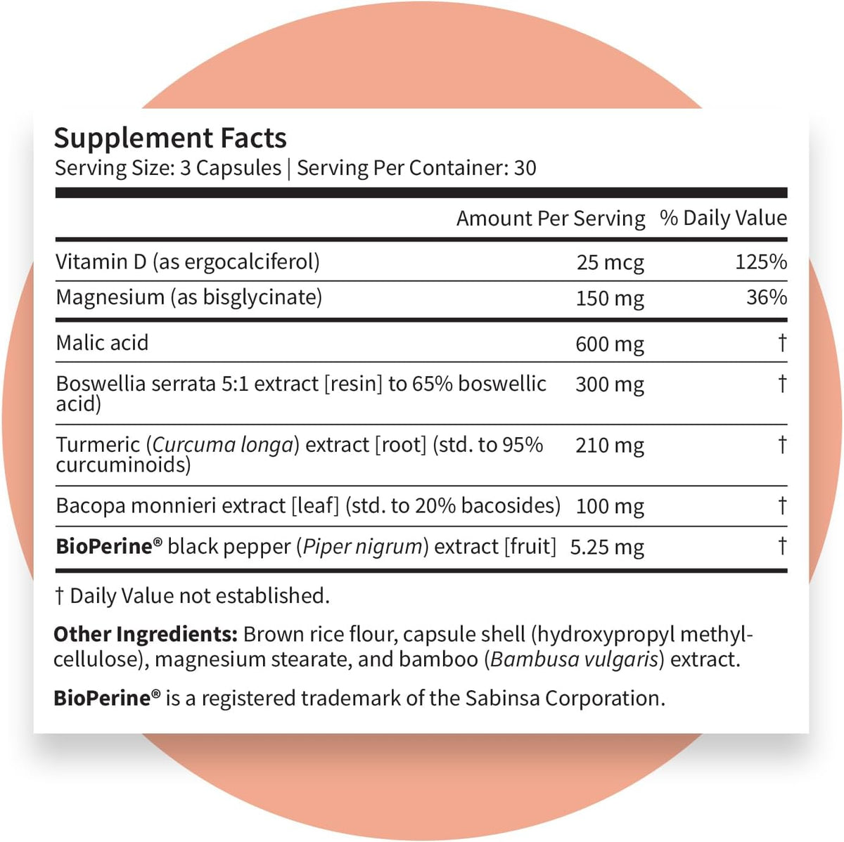 Pattern Wellness Fibro Complex – Advanced Formula with BioPerine® for Nutrient Absorption – Supports Muscle, Joint & Mobility Health – 90 Vegan Capsules - görsel 8
