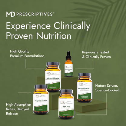MD Prescriptives - Essential Multi (Delayed Release) - Multivitamin Mineral Complex Supplement for Hormonal Health - 60 Capsules