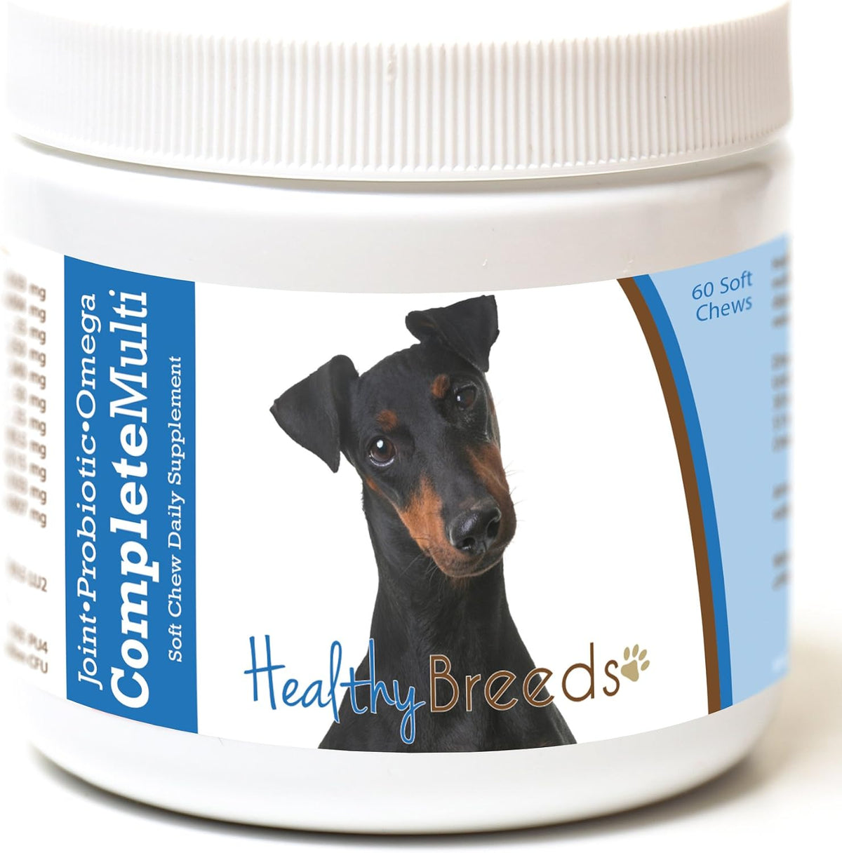 Healthy Breeds Manchester Terrier All in One Multivitamin Soft Chew 60 Count - görsel 1