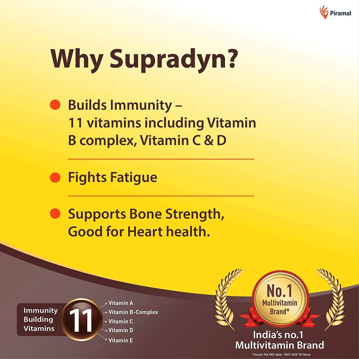 Dharma Supradyn Minerals and Multivitamin Tablets (120 Tablets) - görsel 3