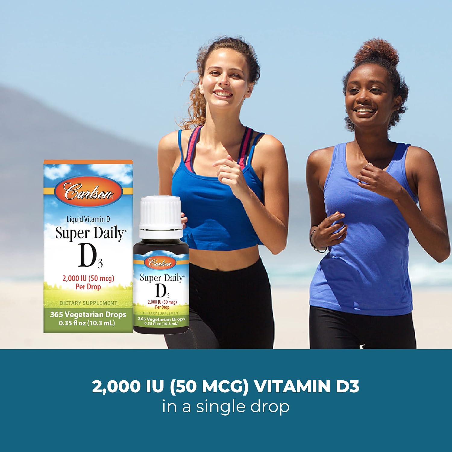 Carlson Super Daily D3 Vitamin D Drops, 2,000 IU, 365 Drops (1-Year Supply) - görsel 6