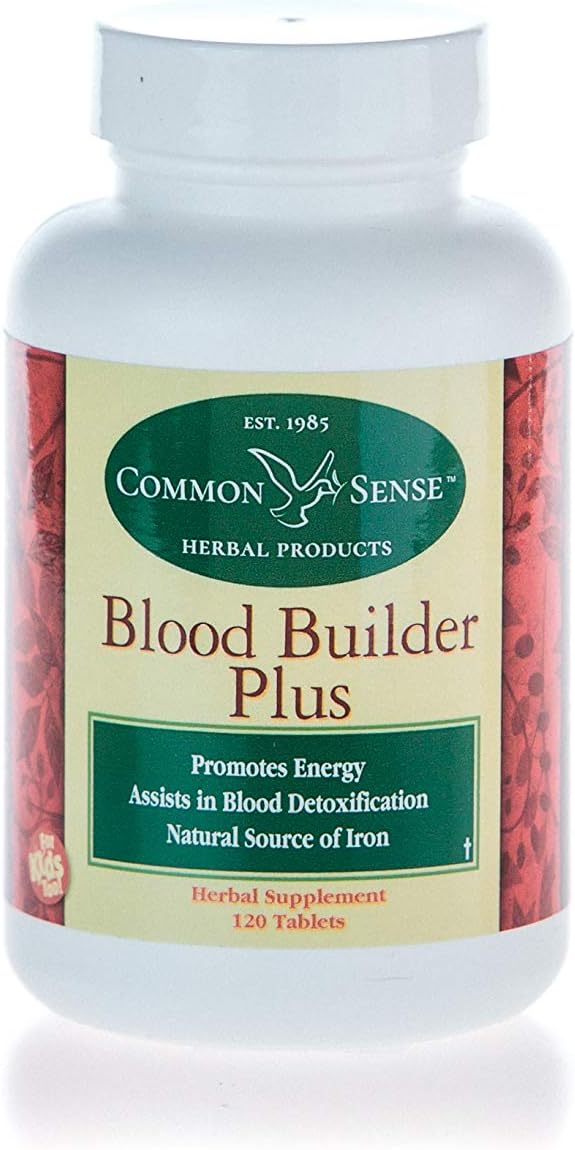 Common Sense Herbal Products Blood Builder Plus: Immune Support Supplement (270 Tablets) - görsel 1