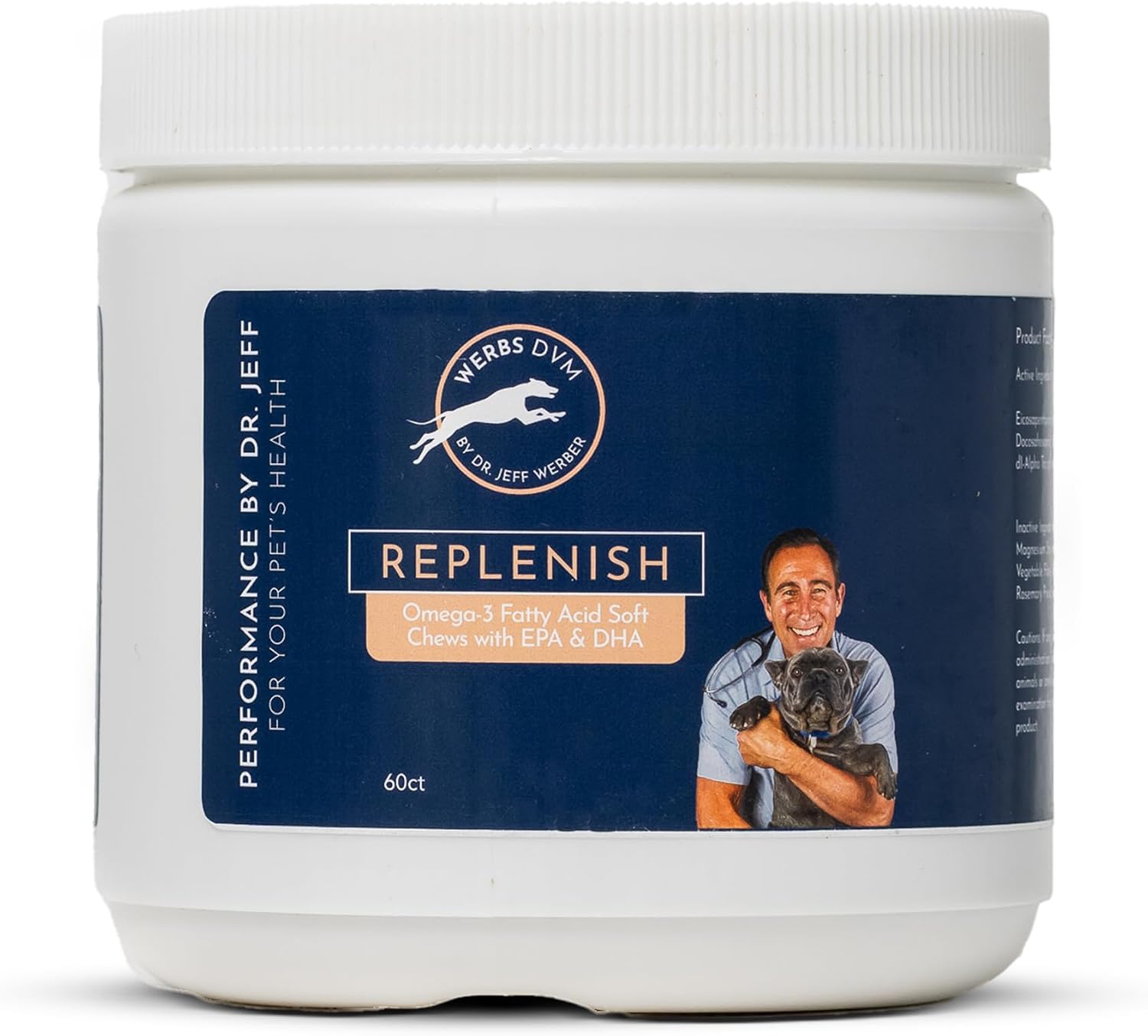 Dr. Jeff Werber Replenish Omega-3 Fatty Acid Soft Chews for Dogs - Large/Giant (90 Count) - görsel 5