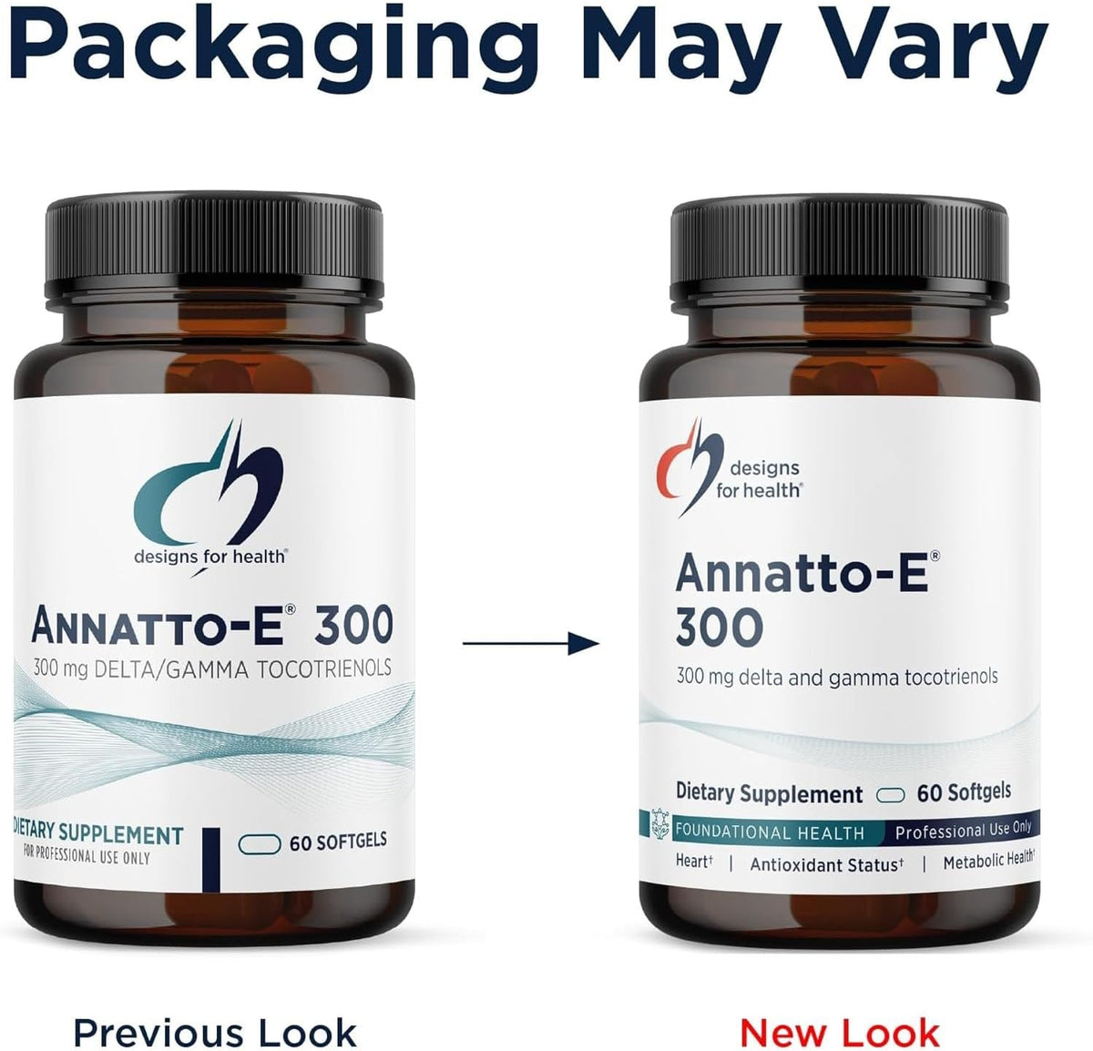 Designs for Health Annatto-E 300mg Tocotrienols Vitamin E - Delta + Gamma Tocotrienols to Support Heart Health, Eye Health, Healthy Ageing - DeltaGold Antioxidants Supplement (60 Vitamin E Softgels) - görsel 4