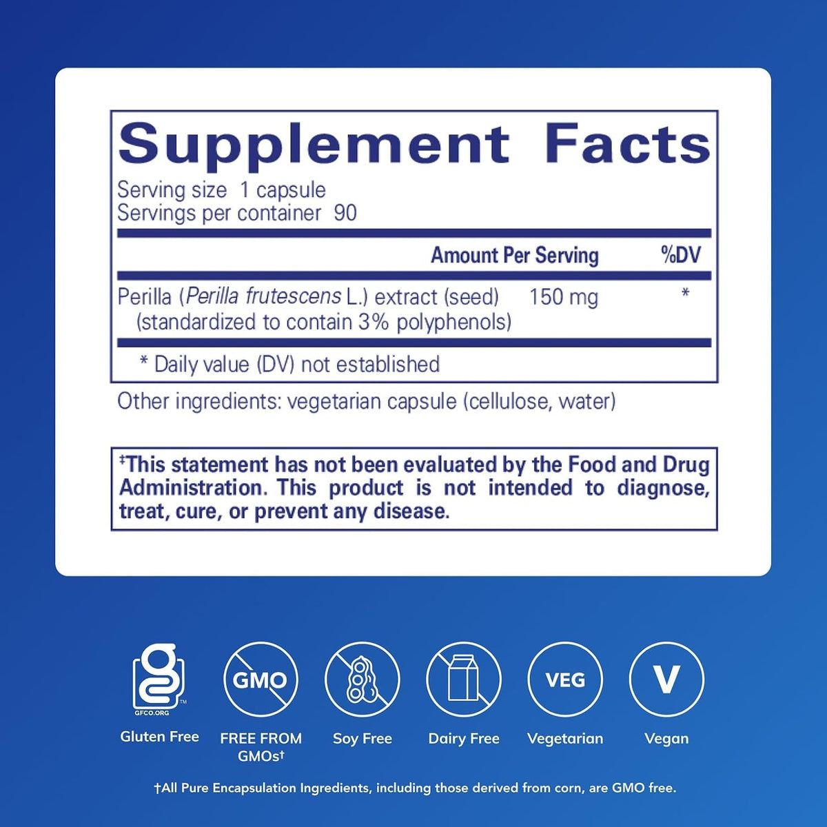 Pure Encapsulations Perilla Extract | Supports Healthy Modulation of Th2 Cytokines and Mucosal Health | 90 Capsules - görsel 2