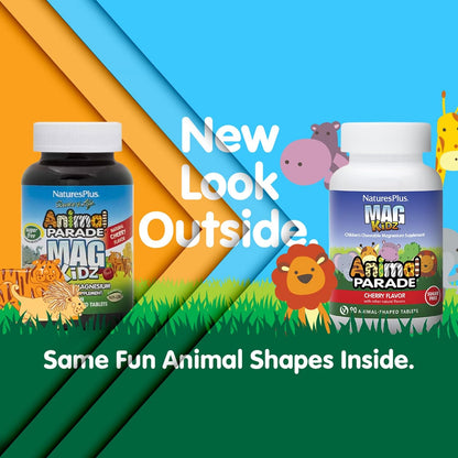 Nature's Plus Animal Parade Kids Magnesium, 90 Chewable Tablets