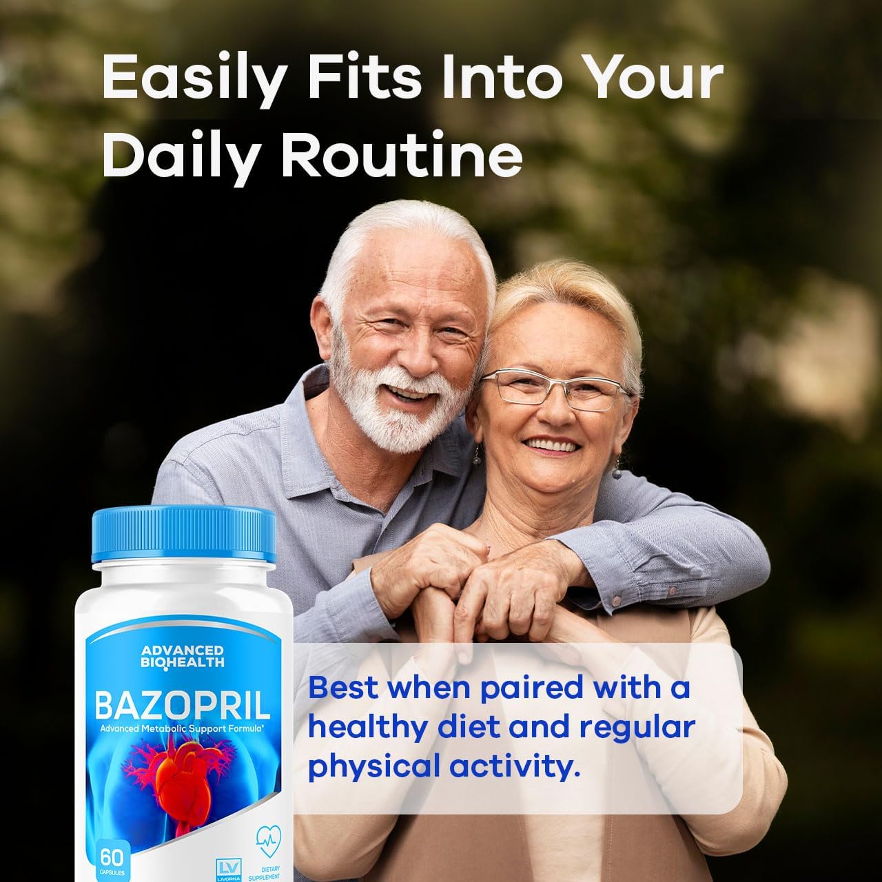 (3 Pack) Bazopril Capsules - Official Bazopril Advanced Formula for Blood Balance Support, Natural Food Supplement for Overall Health & Wellbeing, 180 Capsules (3-Month Supply) - görsel 6