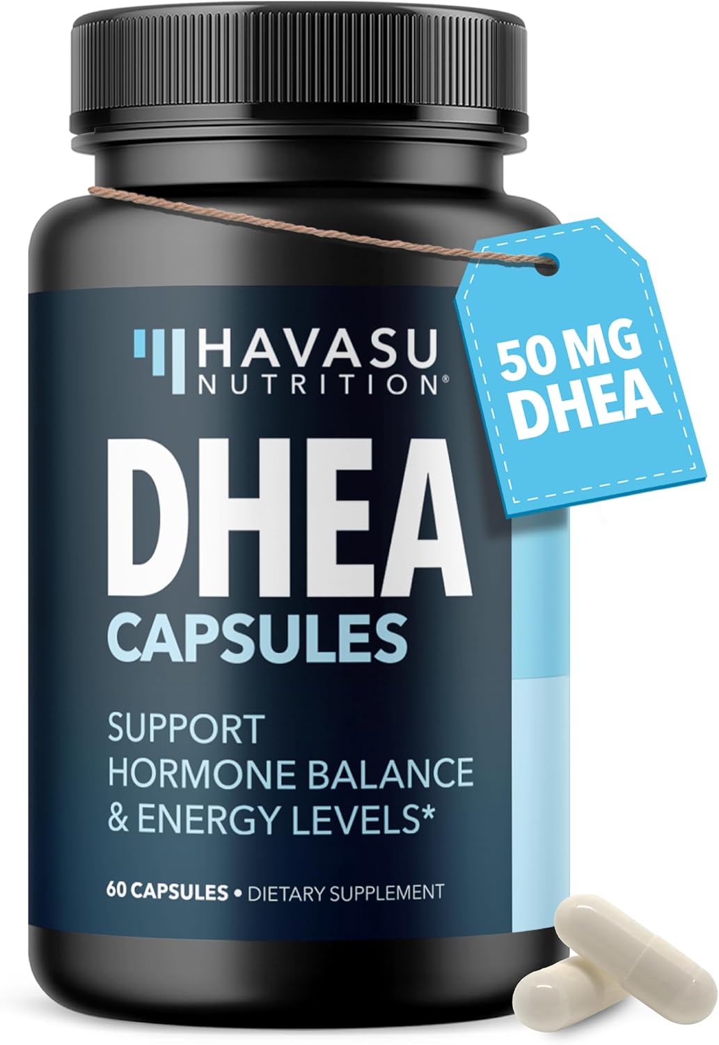 HAVASU NUTRITION DHEA 50mg - Hormone Balance Supplement, 60 Capsules - görsel 1