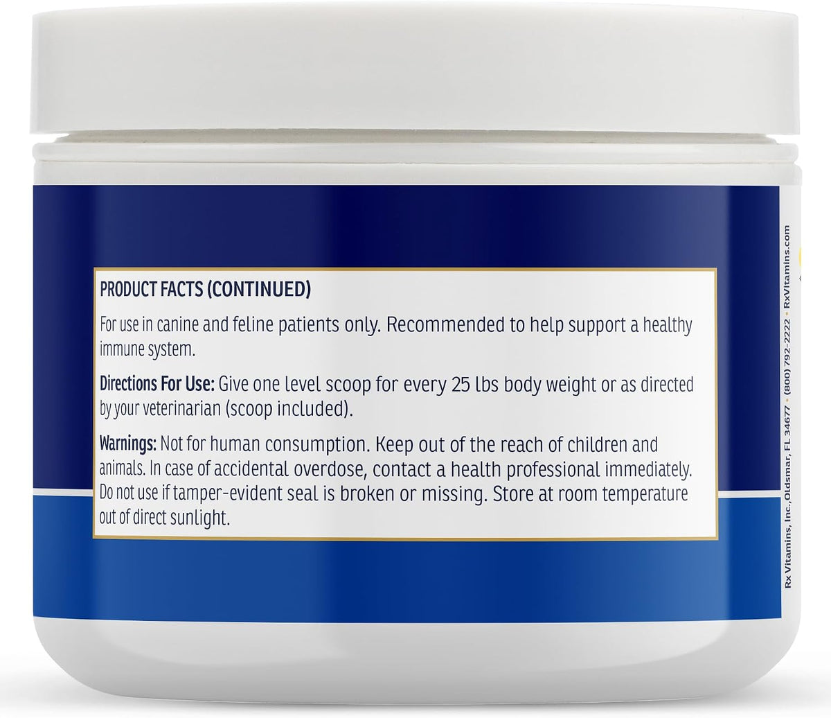 Rx Vitamins Colostrum for Dogs & Cats - Whole Bovine Colostrum Powder - Immune & Digestive Health - 100 g - görsel 8