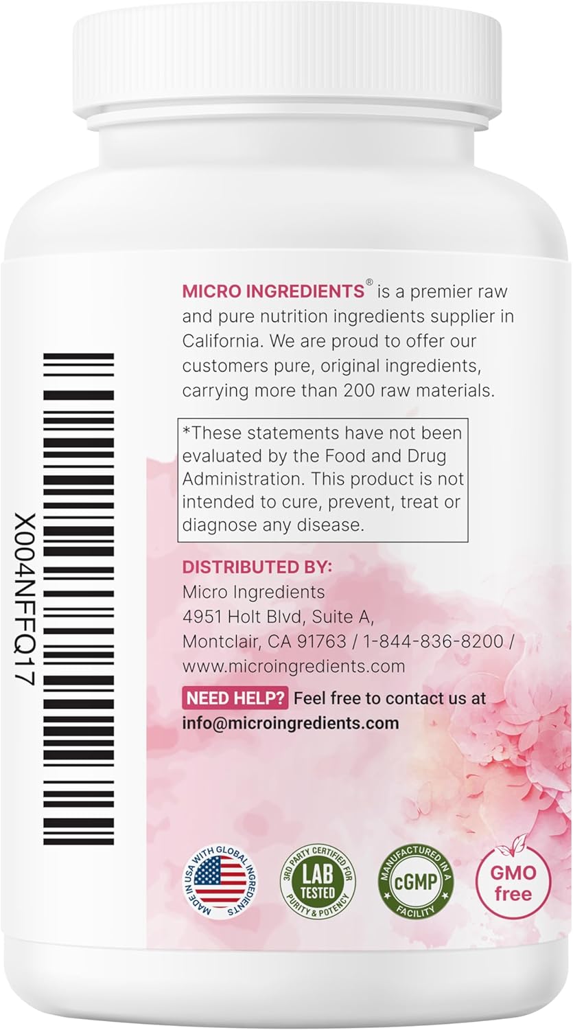 Myo-Inositol & D-Chiro Inositol 2,050mg | 240 Veggie Capsules + Vitamin C, Folate, DIM, & CoQ10 | Inositol Supplement for Women | 40:1 Ratio | Hormonal Balance & Ovarian Support | Filler Free - görsel 7
