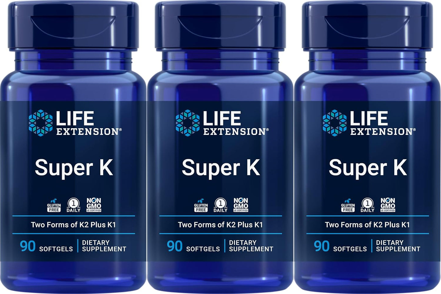 Life Extension Super K, 90 Softgels (Pack of 3) - görsel 1