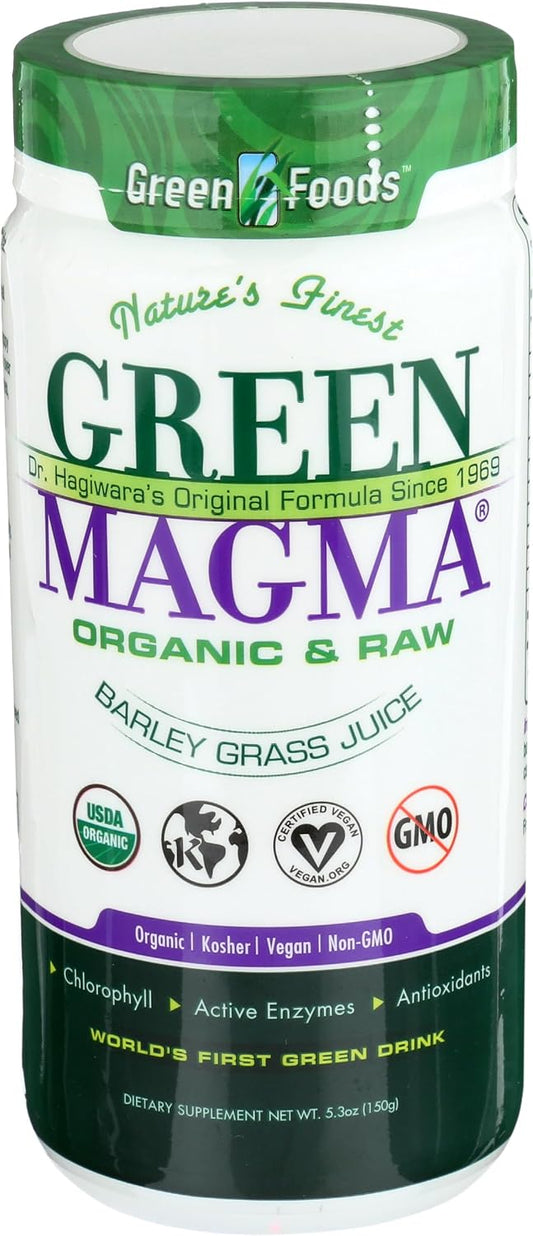 Green Foods Green Magma Barley Grass Supplement, 150 g