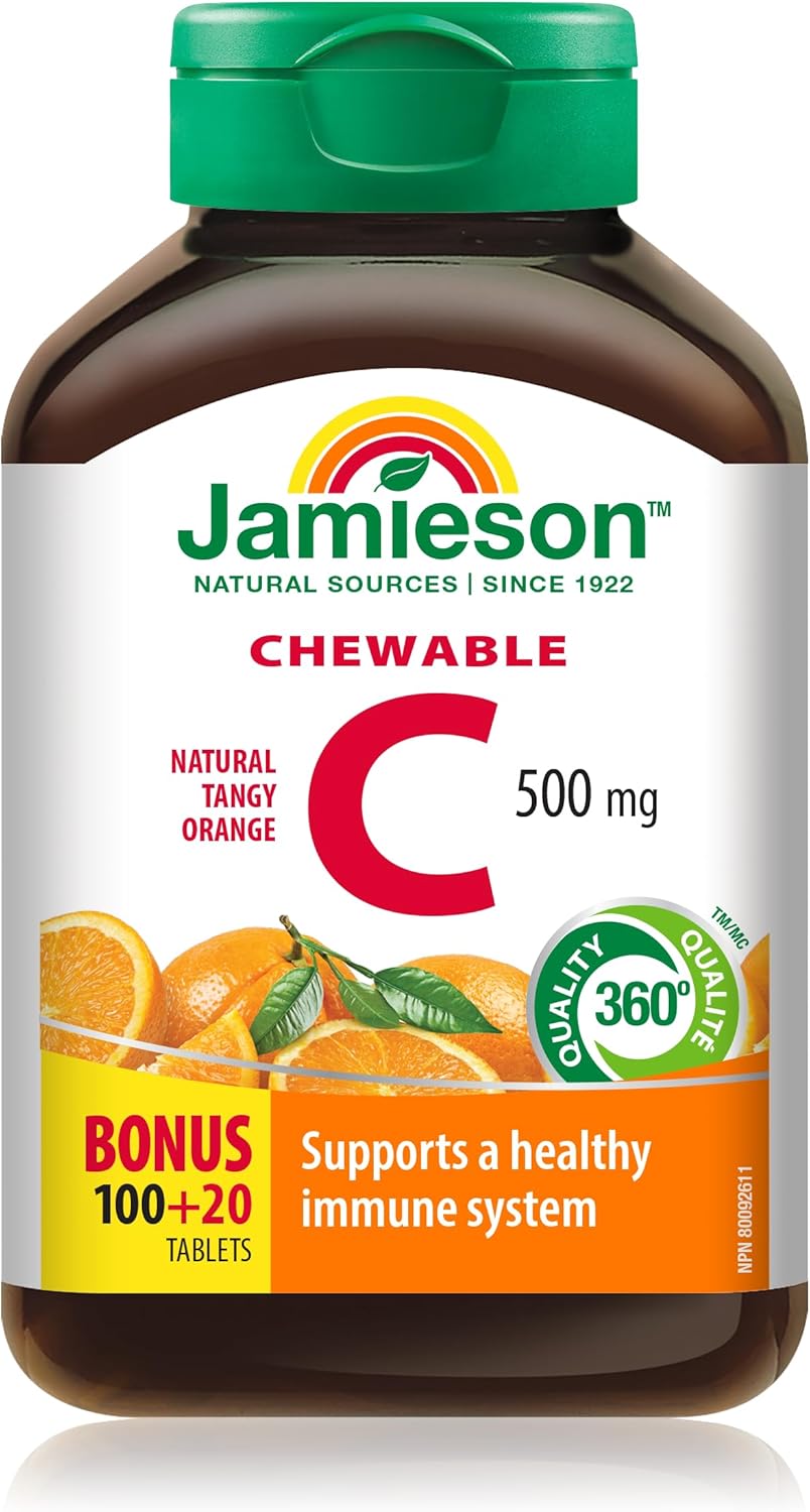 Jamieson Vitamin C Orange 500mg 120 Tablets - görsel 1