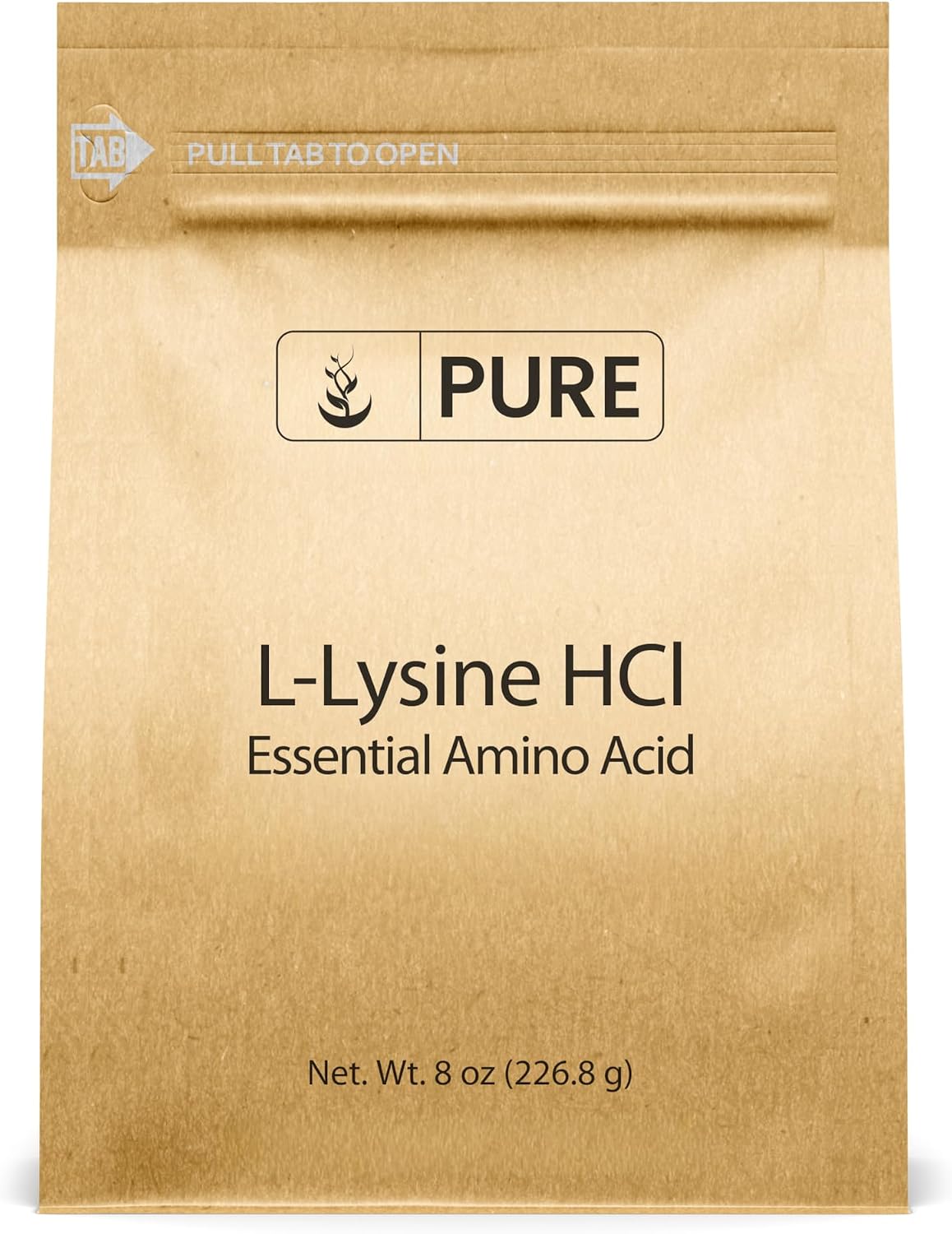 Pure Original Ingredients L-Lysine HCl (227 g) - Pure Amino Acid Powder - görsel 1
