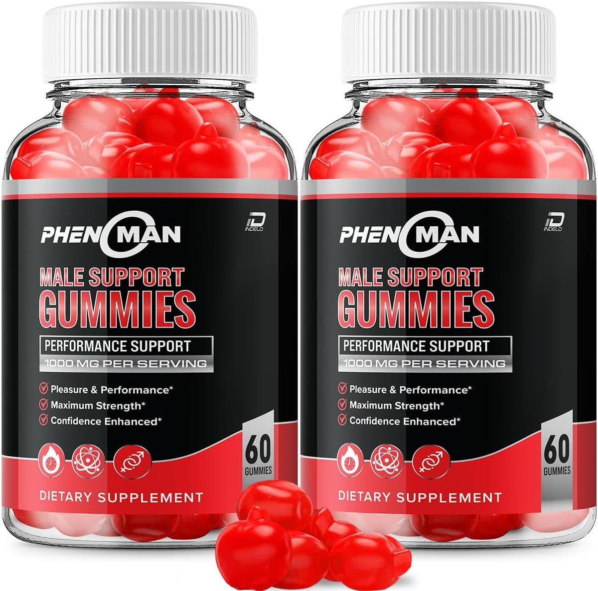 Phenoman for Men Gummies – 2 Pack (120 Gummies) - görsel 1