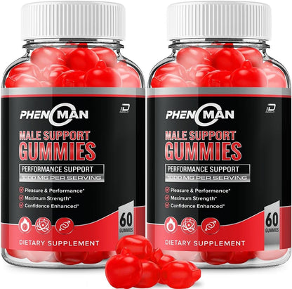 Phenoman for Men Gummies – 2 Pack (120 Gummies)