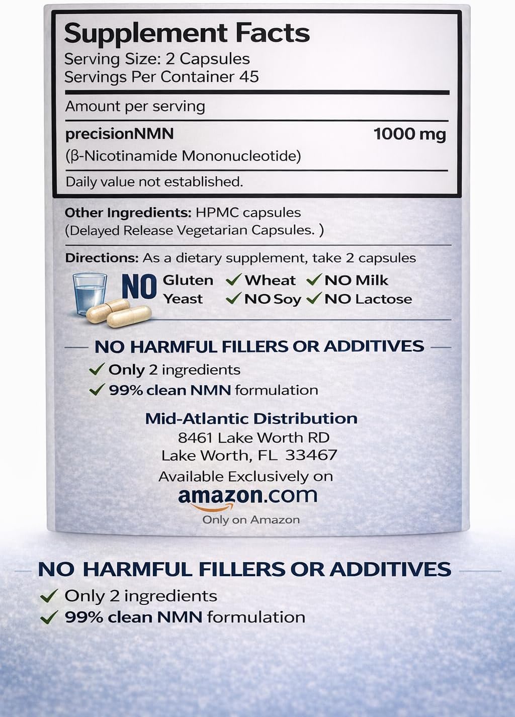 PrecisionNMN1000 - NMN 1000mg Delayed-Release Capsules - görsel 2