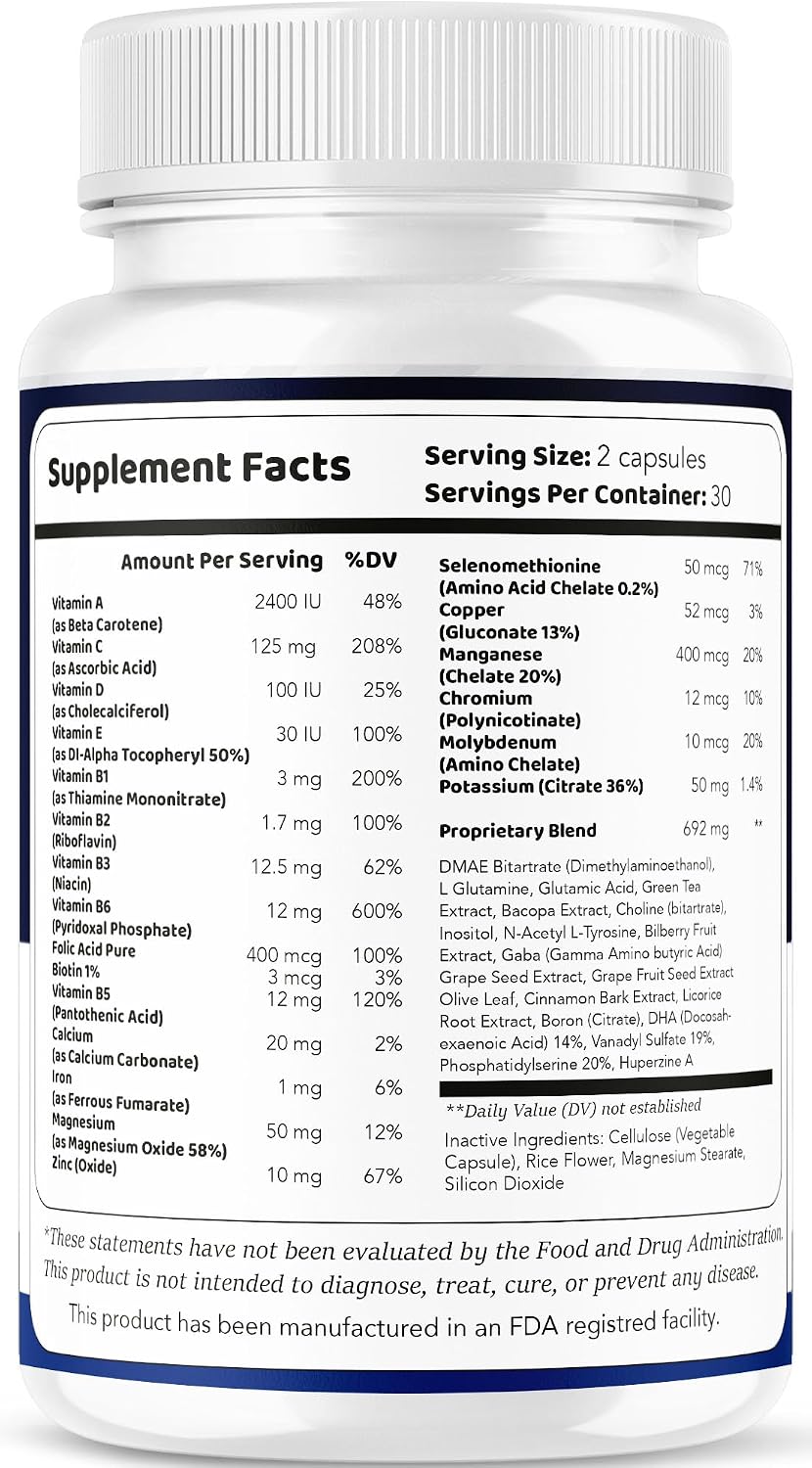 (3 Pack) Memoforce Supplement - Official Memoforce Premium Formula Capsules, Advanced Support for Wellness & Overall Health, 180 Capsules - görsel 3