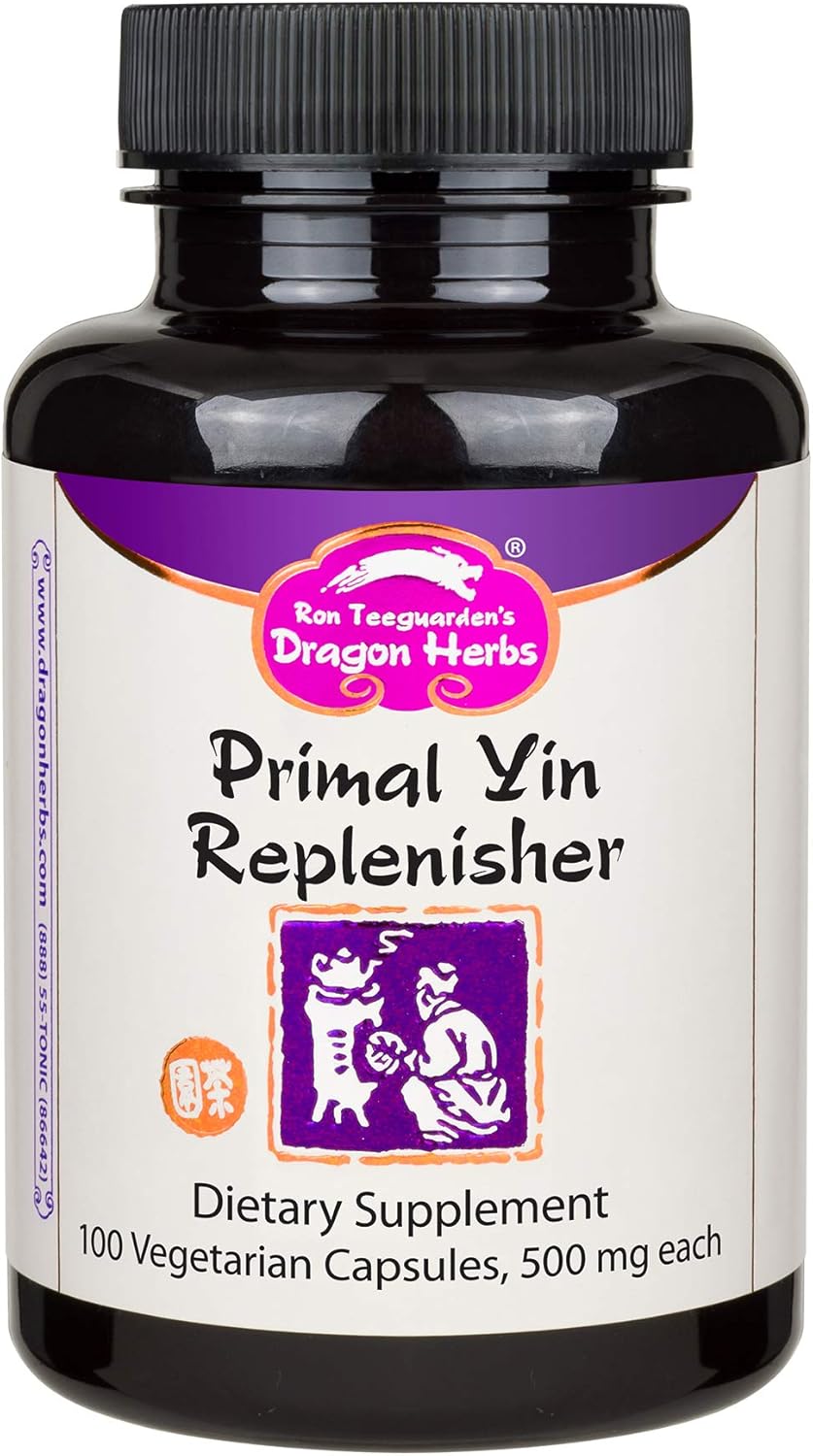 Dragon Herbs Primal Yin Replenisher - 500 mg, 100 Capsules - görsel 1
