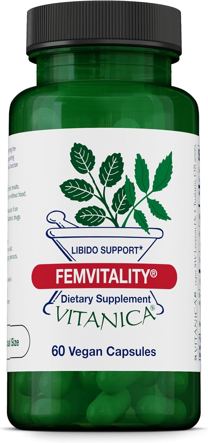 Vitanica FemVitality - Natural Female Libido Support, Vegan 60 Capsules - görsel 1