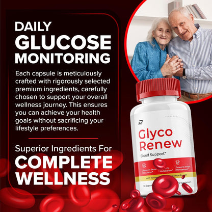 Glyco Renew Capsules – Advanced Supplement for Healthy Levels (60 Capsules)