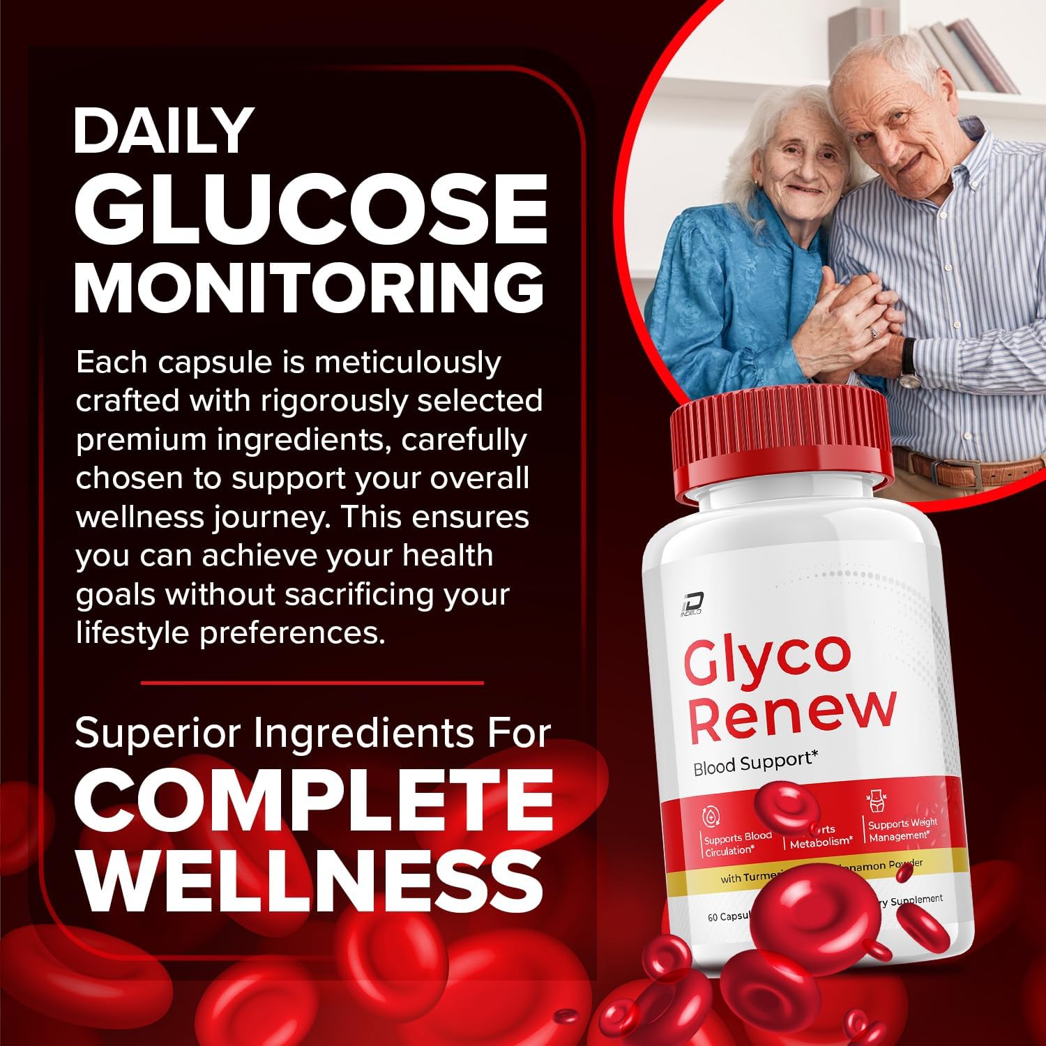 Glyco Renew Capsules - All-Natural Formula, 5 Pack (300 Capsules) - görsel 2