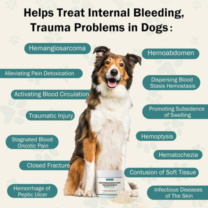 Blood Support Powder for Dogs – Natural Yunnan Sanqi (120g)