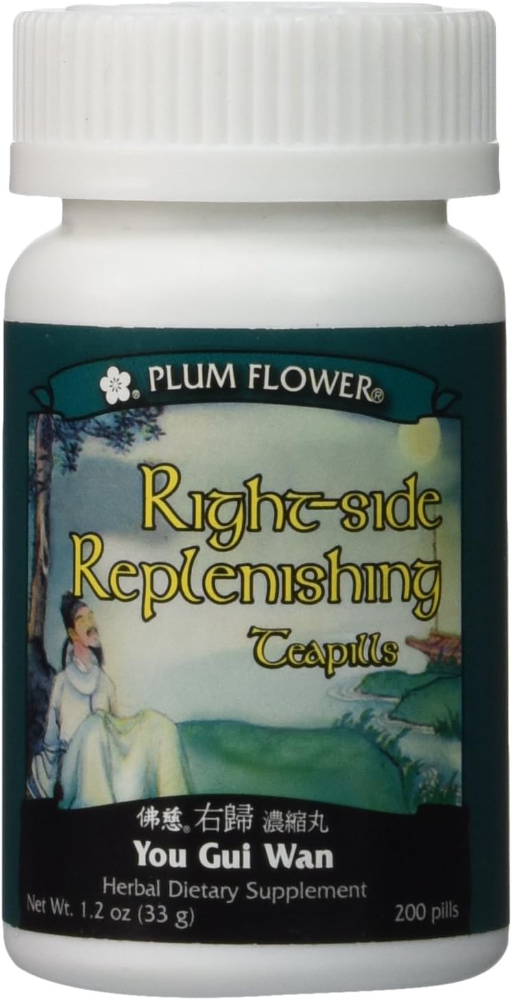 Right Side Replenishing Teapills (You Gui Wan), 200 ct, Plum Flower - görsel 1