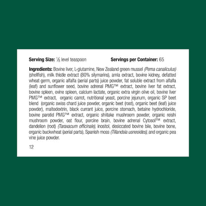 Standard Process Canine Dermal Support – Skin & Adrenal Support Supplement for Dogs – 30 g Powder