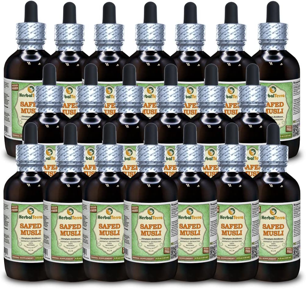 Safed Musli Dried Root Liquid Extract, 120 ml - HerbalTerra - görsel 10