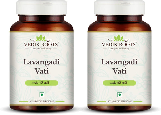 VEDIKROOTS Lavangadi Vati - Ayurvedic Respiratory & Digestive Support, 240 Tablets (Pack of 2)