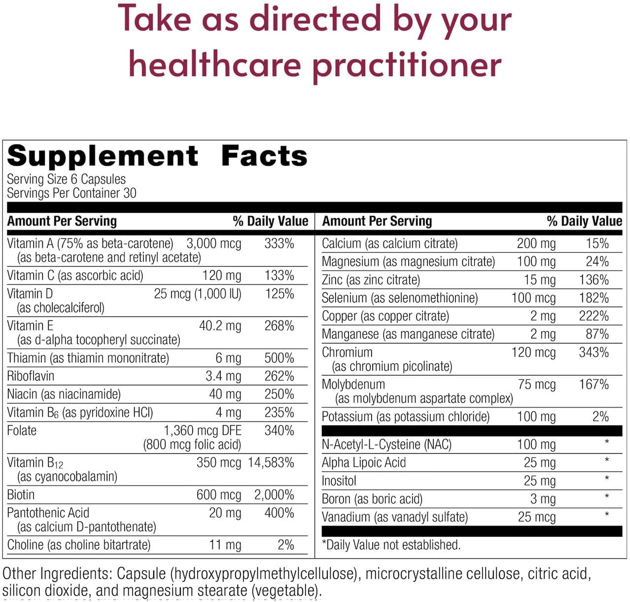 Bariatric Advantage Multi Formula without Iron, High Potency Daily Multivitamin for Bariatric Surgery Patients - 180 Capsules - görsel 4