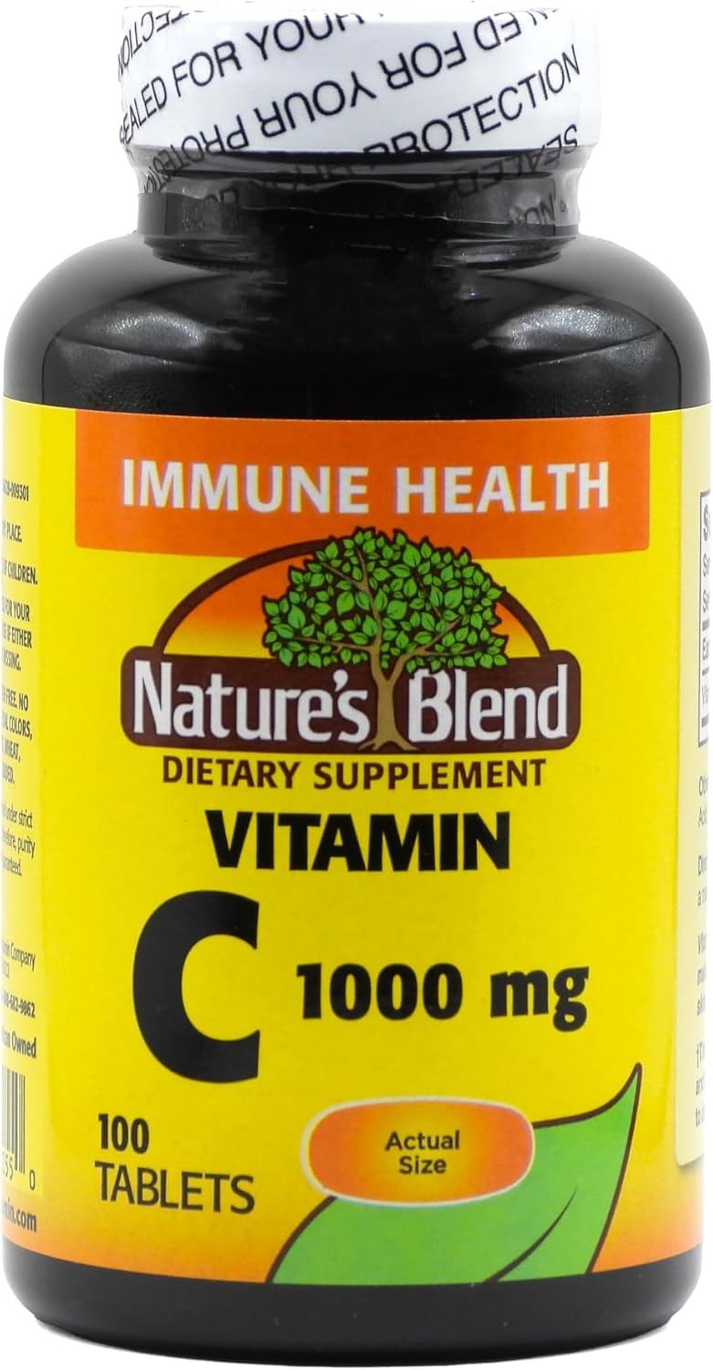 Nature's Blend Vitamin C 1000 mg 100 Tablets - görsel 1