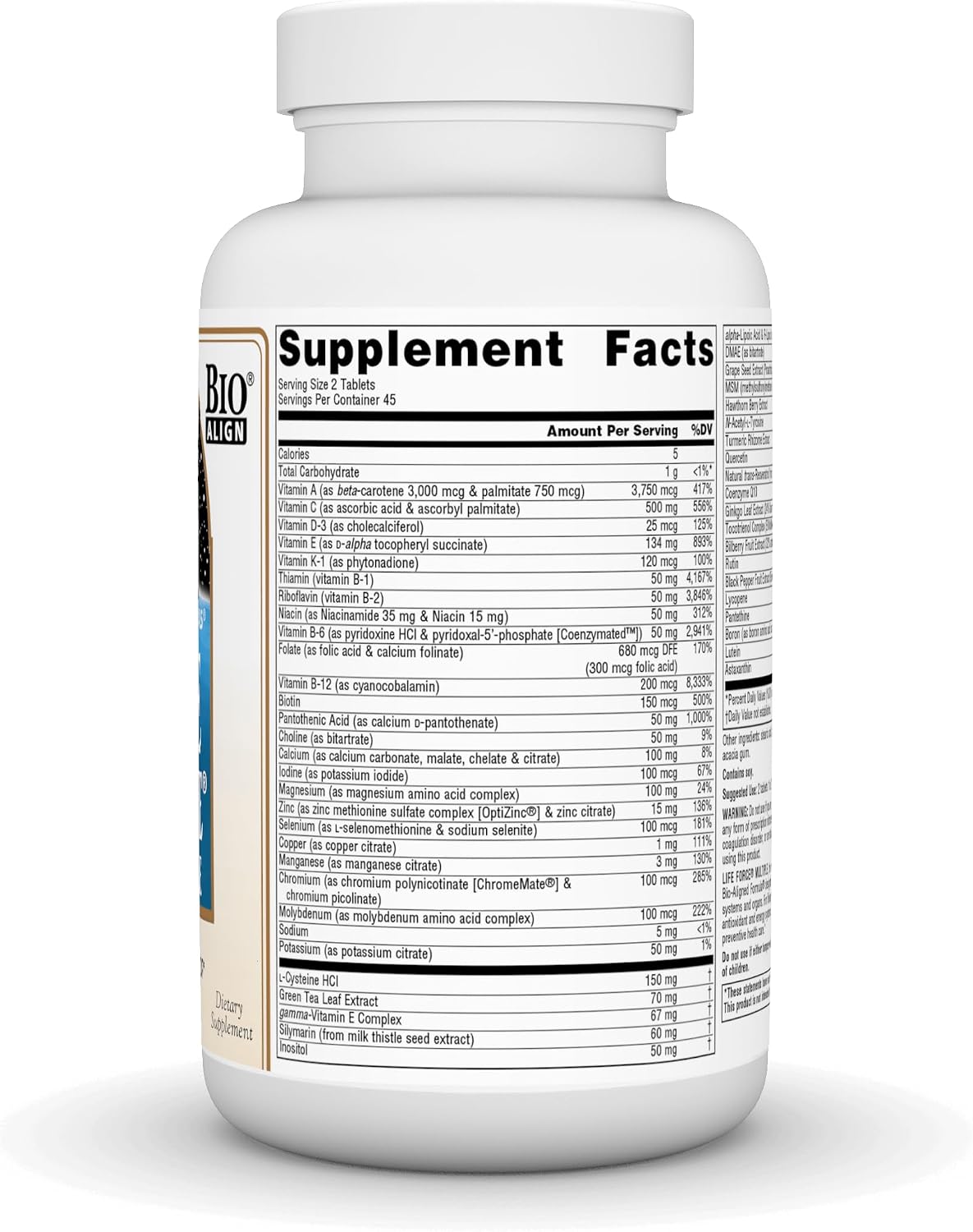 Source Naturals Life Force Multiple No Iron - 90 Tablets - görsel 2