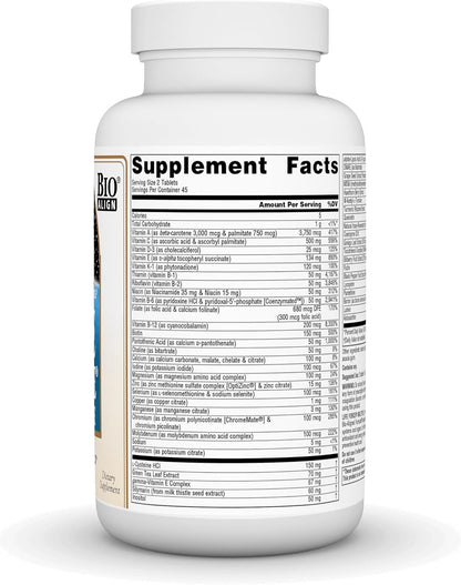 Source Naturals Life Force Multiple No Iron - 90 Tablets