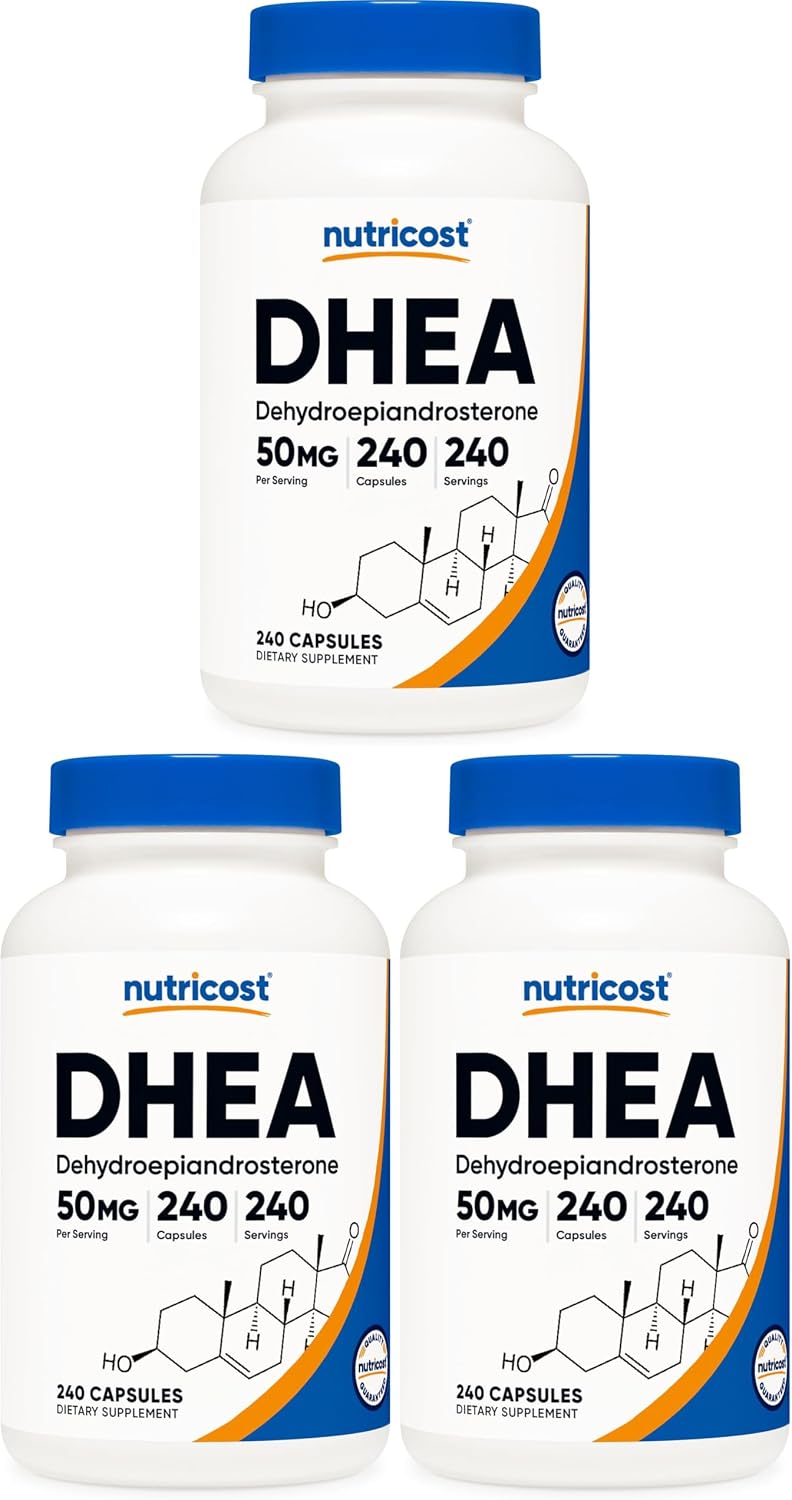 Nutricost DHEA 50 mg, 120 Capsules - görsel 6