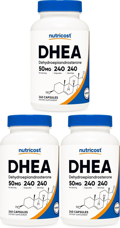 Nutricost DHEA 50 mg, 120 Capsules
