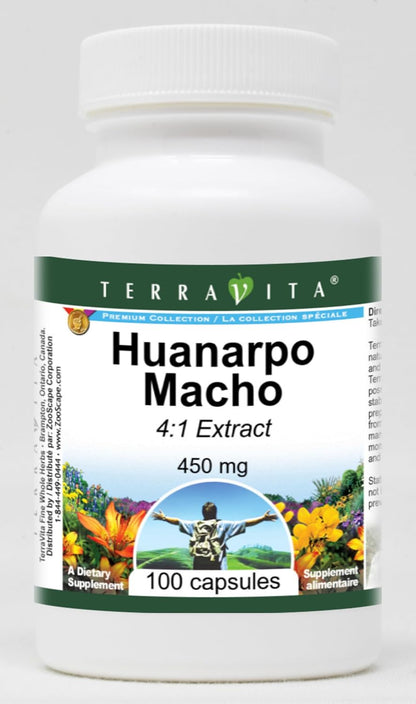 TerraVita Huanarpo Macho 4:1 Extract - 450 mg, 100 Capsules (Pack of 3)