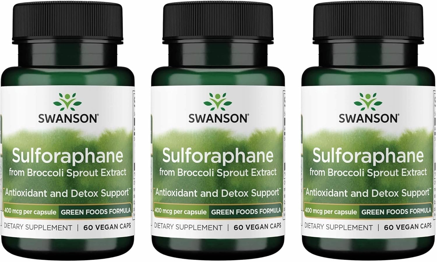 Swanson Sulforaphane Broccoli Sprout Extract - 400 mcg, 60 Veggie Capsules - görsel 9