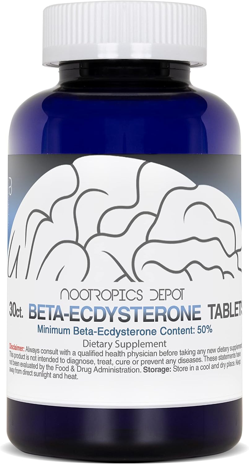 Nootropics Depot Beta Ecdysterone 50% Capsules (500mg, 30 Count) - görsel 2