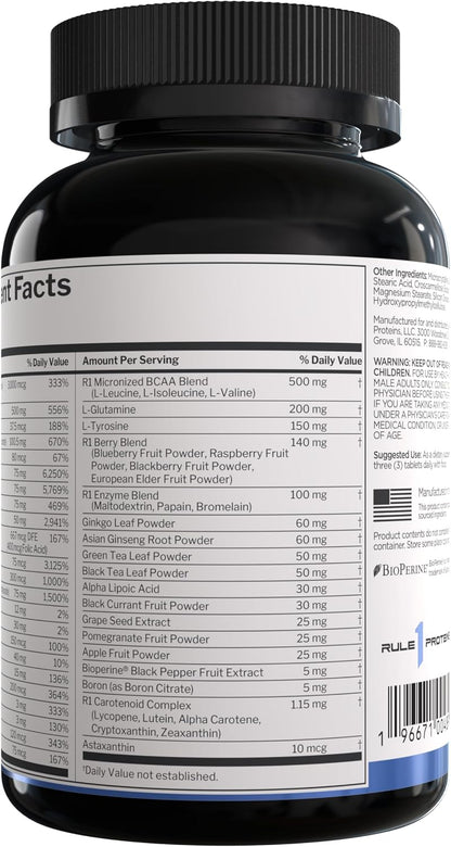 Rule 1 Proteins Men's Daily Multi, 90 Tablets, 30 Day Supply