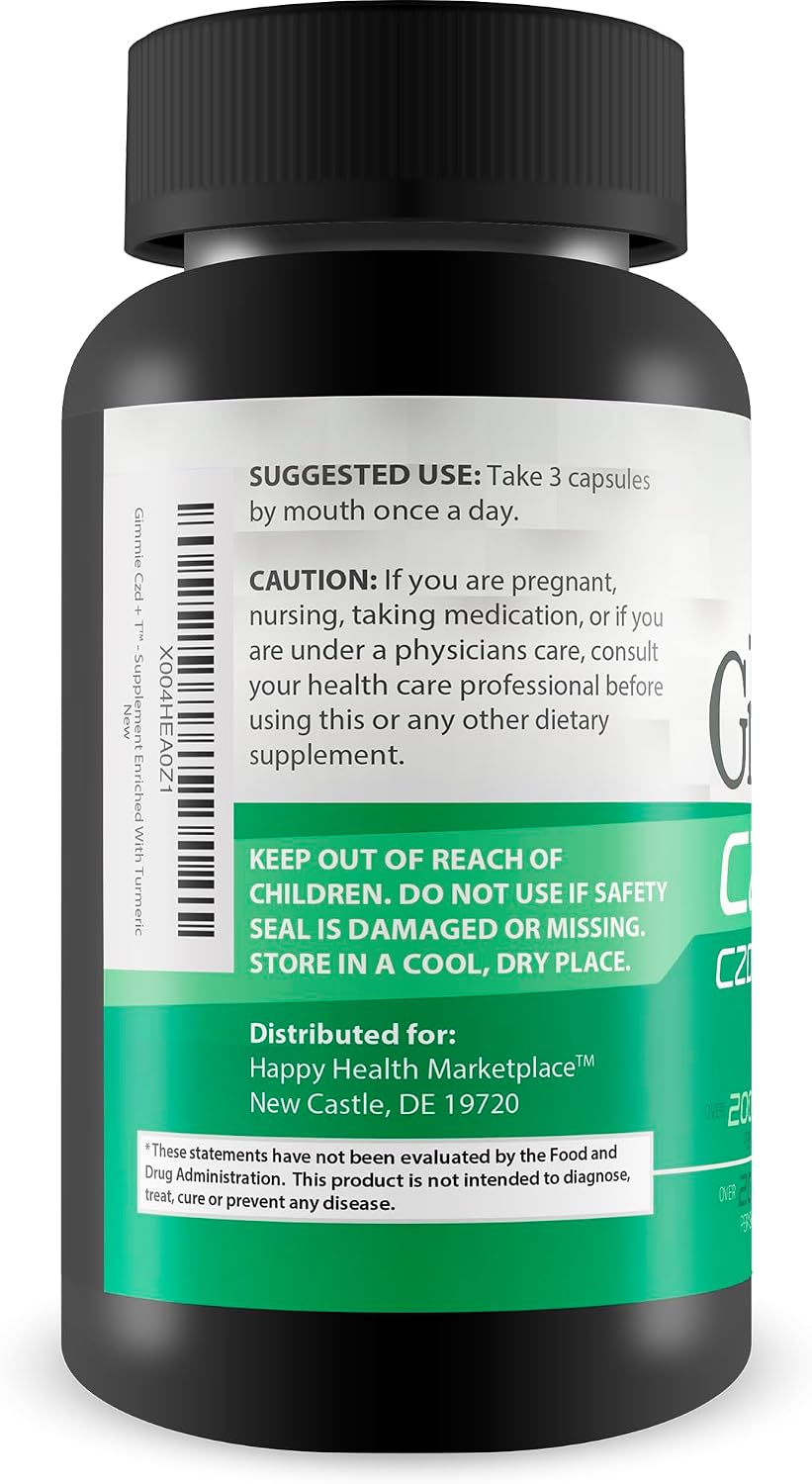 Gimmie CZD + T - Advanced Immune Support Supplement with Vitamin C, D, Zinc, Magnesium, and Turmeric - görsel 3