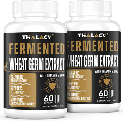 Thalacy Spermidine Wheat Germ Extract Capsules - 13mg Spermidine, 1300mg Formula