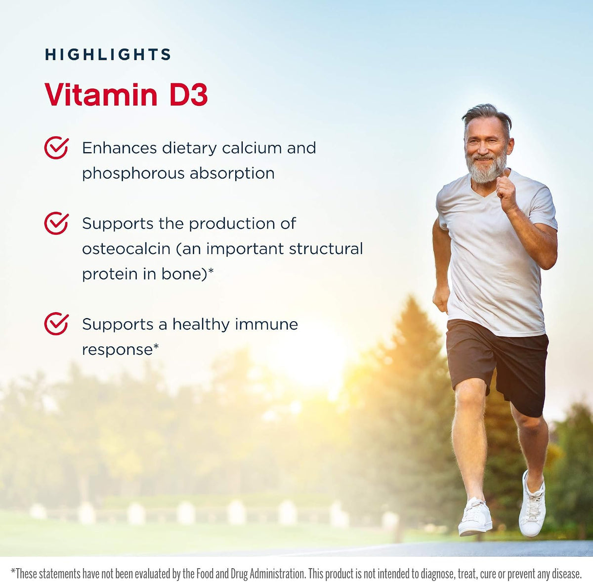 Jarrow Formulae Vitamin D3 2500 IU, 200 Softgels – Bone & Immune Support - görsel 5
