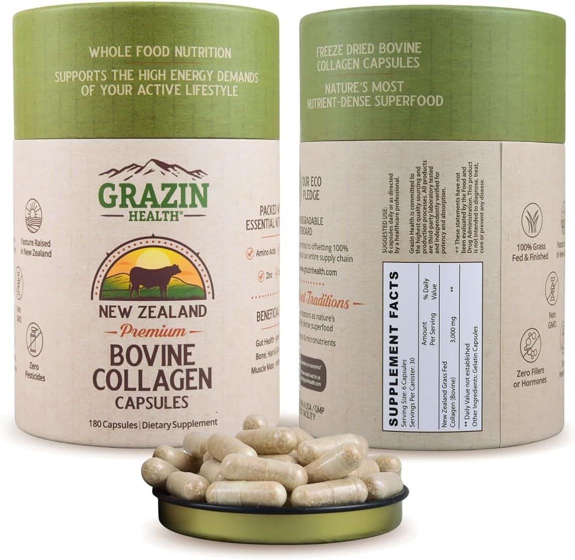 Grass Fed Bovine Testes Man Power Capsules (30 Day Supply) - görsel 10