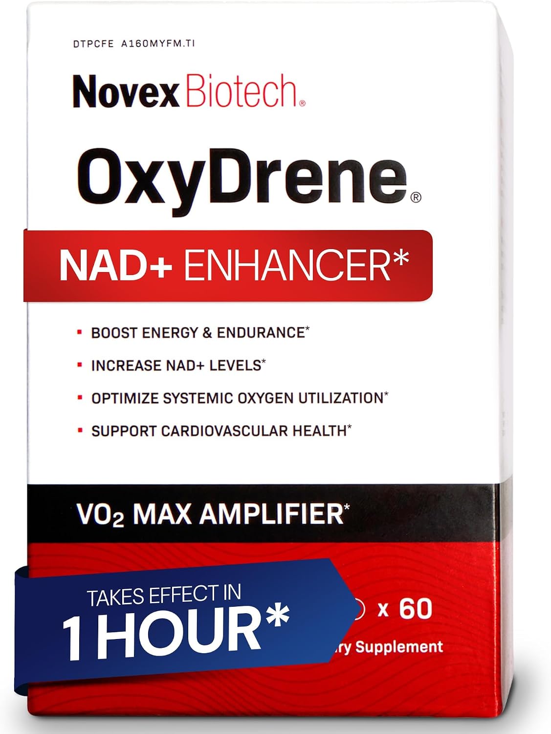 Novex Biotech Oxydrene NAD+ Enhancer - Natural Supplement for Metabolism and Cardiovascular Support (60 Capsules) - görsel 1