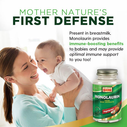 Monolaurin 990 mg (90 Vegetable Capsules)